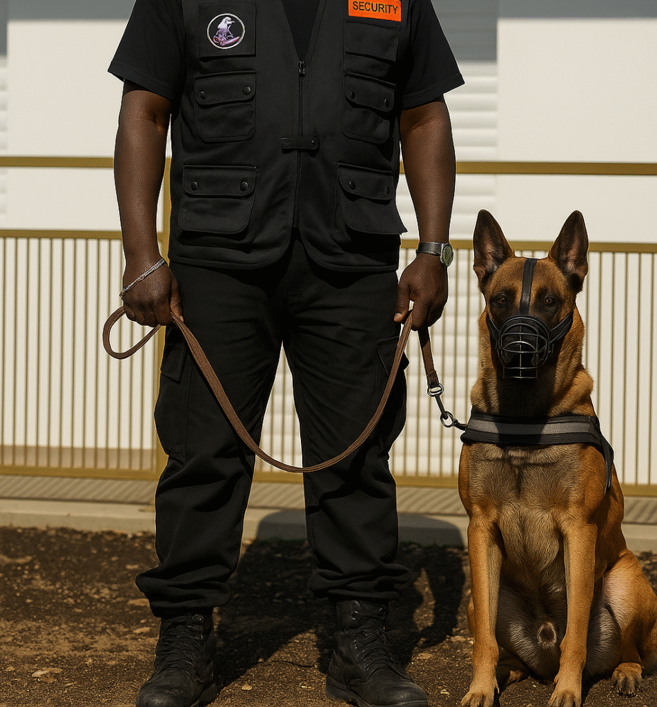 Sécurité cynophile /maître-chien, sécurité privée